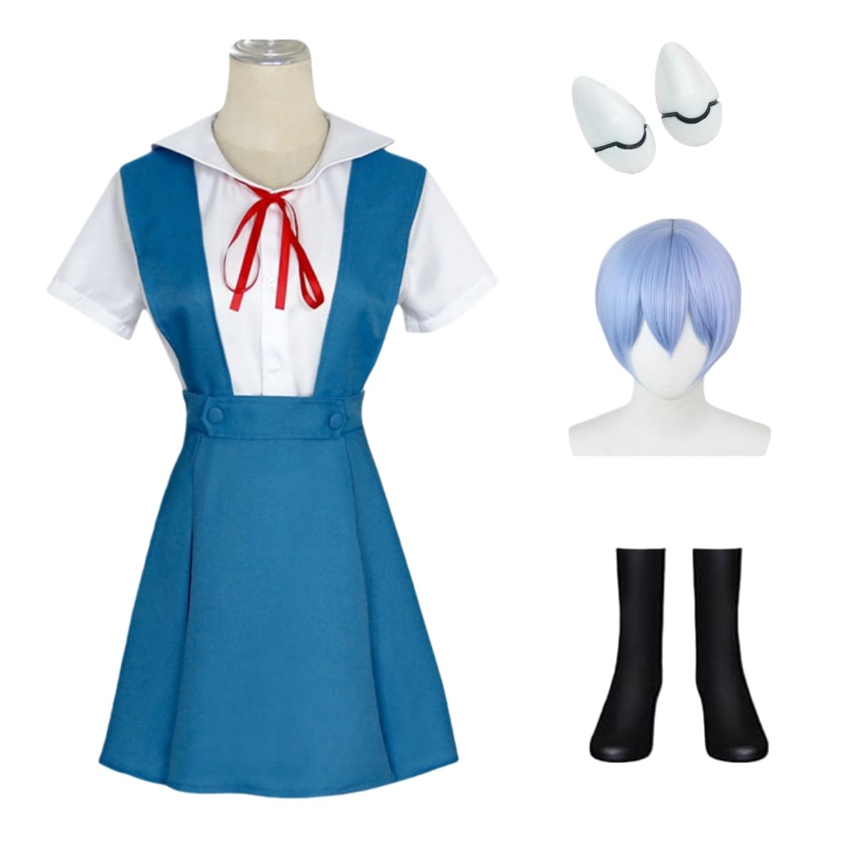 Amazon.co.jp: [ZOMOZO] 綾波レイ アスカ アニメ 制服 コスプレ衣装